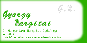 gyorgy margitai business card